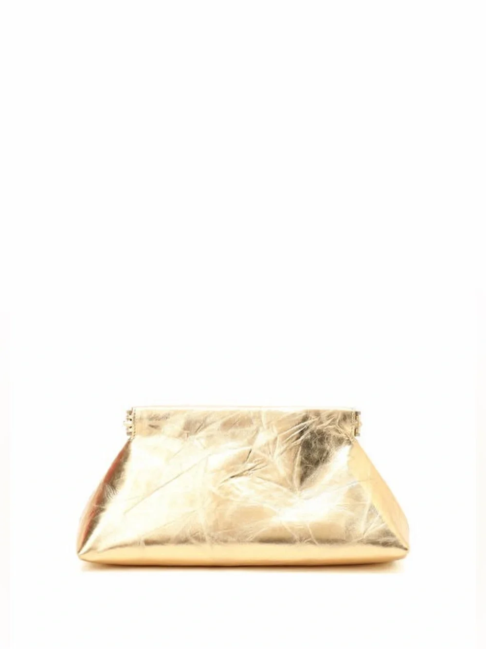Cult Gaia Lillia Mini Clutch in Brass